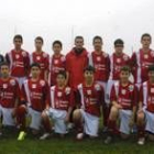 Formación del conjunto de La Bañeza que milita en la categoría infantil