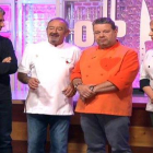 Karlos Arguiñano visitó el concurso 'Top Chef', de Antena 3 TV.