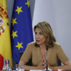 La ministra de Transportes, Movilidad y Agenda Urbana, Raquel Sánchez. JAVIER LIZÓN