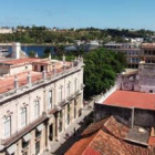 Una de las vistas desde la habitación que Hemingway ocupara en el Hotel -œAmbos Mundos-. Al fondo,