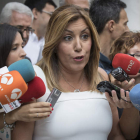 La presidenta de Andalucía se pronuncia sobre los planes de Sánchez. JULIO MUÑOZ