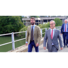 Juan García-Gallardo y Mariano Veganzones visitan la central nuclear de Garoña. DL