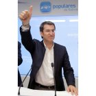 El reelegido como presidente, Alberto Núñez Feijóo.