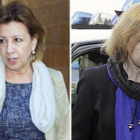 Maria Antònia Munar, a la izquierda, el pasado verano, y a la derecha, este viernes.