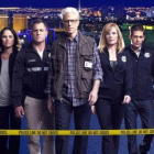 El elenco de 'CSI Las Vegas', con Ted Danson al frente.