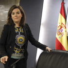 La vicepresidenta Soraya Sáenz de Santamaría, en una imagen de archivo.