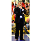 José Venancio López Hierro dirigiendo a España.