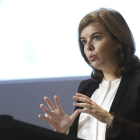 La vicepresidenta del Gobierno, Soraya Sáenz de Santamaría.