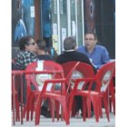 Leandro Arias, Olimpio Campos y De la Torre, ayer.