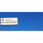 La calle a Luis García Zurdo, fallecido en 2020, se inauguró este mes de febrero. J. NOTARIO