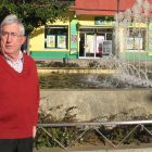 El sacerdote español, en su visita a Ponferrada.