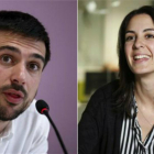 Ramón Espinar y Rita Maestre, candidatos a las primarias a la dirección de Podemos en la Comunidad de Madrid.