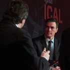 La entrevista al presidente del Gobierno, Pedro Sánchez organizada por la Agencia Ical.