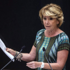 La portavoz del PP en Madrid, Esperanza Aguirre. EMILIO NARANJO