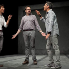 Cristóbal Suárez, Jorge Usón y Roberto Enríquez componen el reparto de ‘Arte’. DL