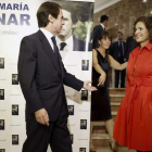 Aznar y Ana Botella, en la presentación de sus memorias.