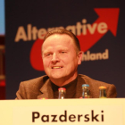 Georg Pazderski, candidato del ultraderechista AfD en Berlín.