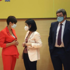 Las ministras Isabel Rodríguez y Carolina Darias y el ministro José Luis Escrivá. RODRIGO JIMÉNEZ