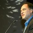 El cineasta Oliver Stone, durante la presentación de la película