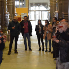 Imagen de algunos de los asistentes ayer a la cate de vino en rama de Gordonzello. MEDINA