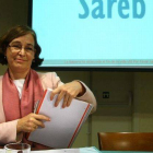 La presidenta de la Sareb, Belén Romana, dió a conocer la estructura de la entidad el 19 de dieciembre.