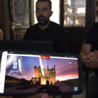 Vanessa García, Jesús Alcántara y Víctor Murias, detrás de la nueva página web. A. VALENCIA