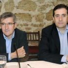 Fernández y Cardo ayer, en el debate del Foro Quevedo.