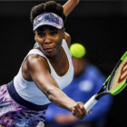 Venus Williams, en acción en el torneo australiano.
