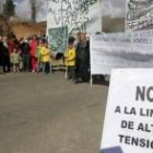 Los municipios afectados se han manifestado en numerosas ocasiones contra la línea de alta tensión