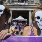 Manifestación contra la violencia machista en Valencia en 2017.
