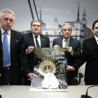 Cayón, Puente, Gutiérrez y Carrasco presentaron el cartel.