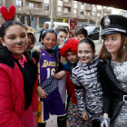 Algunos de los participantes en el acto de Carnaval