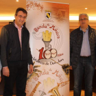 Momento de la presentación del programa y de la imagen del centenario de la Banda de Música. DL