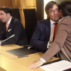 Orejas estuvo acompañado por el subdelegado del Gobierno y el delegado de la Junta.