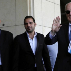 De Mistura, mediador de la ONU para Siria, abandona su residencia en Damasco, el 11 de abril.