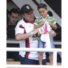 Alejandro con la camiseta de la Cultural.