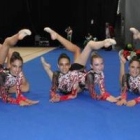 El equipo júnior femenino con Andrea Pozo y Beatriz Jimeno.