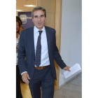 Sanz Vitorio, ayer, tras ser elegido portavoz del PP. N. GALLEGO