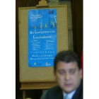 Carlos López Riesco presentando la campaña «Ponferrada sin mi coche»