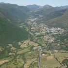 Vista aérea de Caboalles de Abajo, pedanía a la que Asturias reclama 70 hectáreas. NARDO VILLABOY