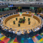 Vista general de la reunión del Consejo Europeo celebrada en Bruselas. STEPHANIE LECOCQ
