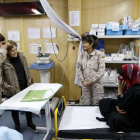 La vicepresidenta visitó el Hospital Role 2 de la base.