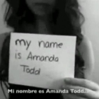 Inicio del vídeo de Amanda Todd narrando su historia de ciberacoso.