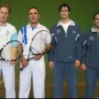 Formación del equipo del Universidad de León de la 1.ª División Autonómica de Frontenis Preolímpico