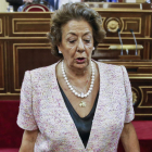 Rita Barberá durante la sesión constitutiva del Senado. E. NARANJO