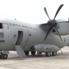 Un avión del Ministerio del Interior peruano, enviado a la zona del accidente.
