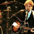 El músico norteamericano Bob Dylan durante una actuación.