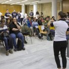 Uno de los talleres de voluntarios.