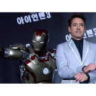 Imagen del actor estadounidense Robert Downey Jr. durante la promoción de la nueva entrega de ‘Iron Man’ en Corea del Sur.