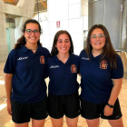 Las patinadoras del Club Leitariegos